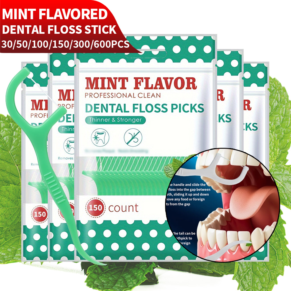Health Wellness Solutions - Smooth Mint Floss Stick - Cleaning