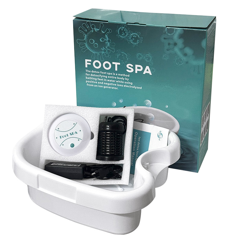 Foot Bath Massager - Foot Detox Device Ionic with Basin