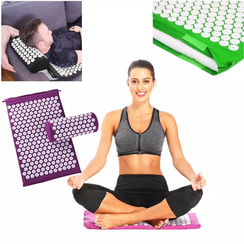 Massager Yoga Mat Cushion acup - Acupressure Mat Set recension och pris