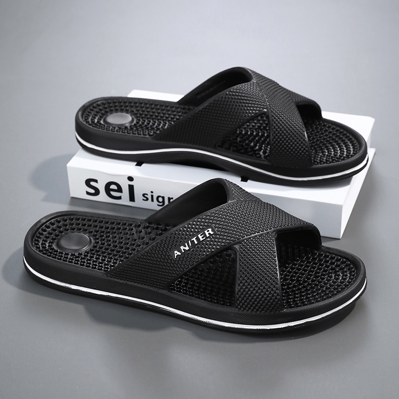 Size 48 Massage Slippers Men's - Foot Bath Massager recension och pris