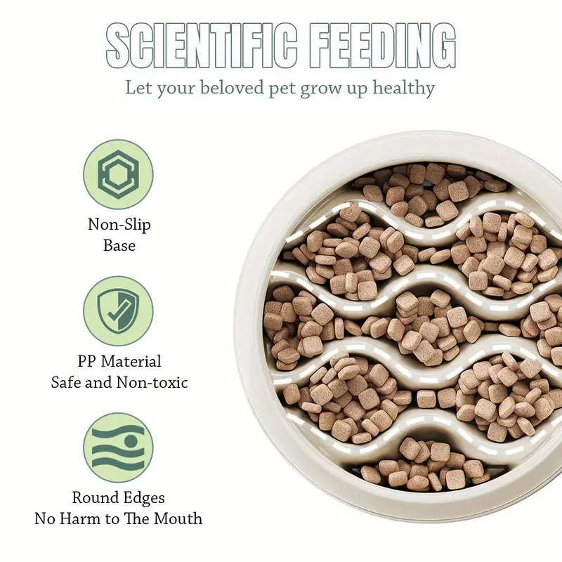 Paw Print Slow Feeder Bowls fo - Health Wellness Solutions recension och pris