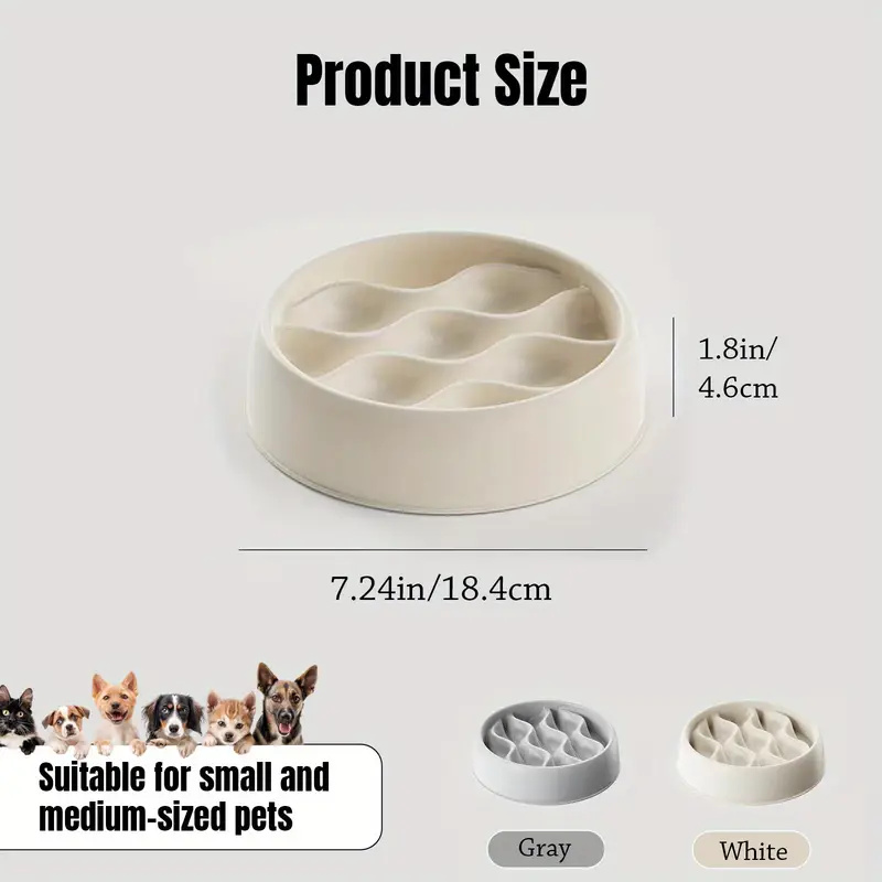 Paw Print Slow Feeder Bowls fo - Health Wellness Solutions recension och pris