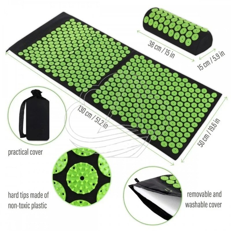 Lotus Sponge Acupressure Mat S - Acupressure Mat Set recension och pris
