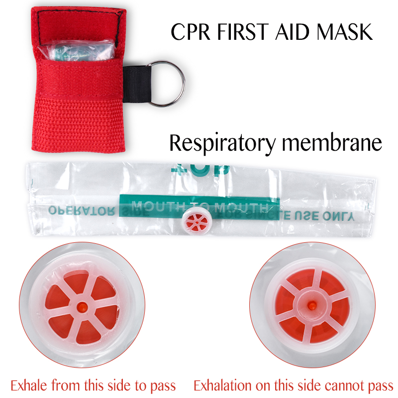 50pcs CPR Resuscitator Mask Po - Health Wellness Solutions recension och pris