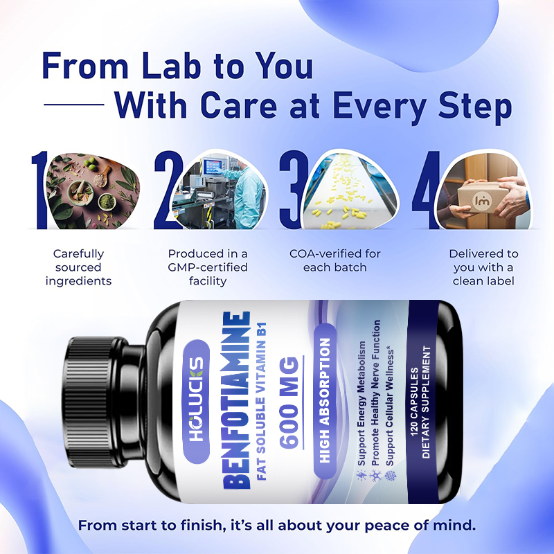 Benfotiamine Capsules, with Fa - Health Wellness & Psychology recension och pris