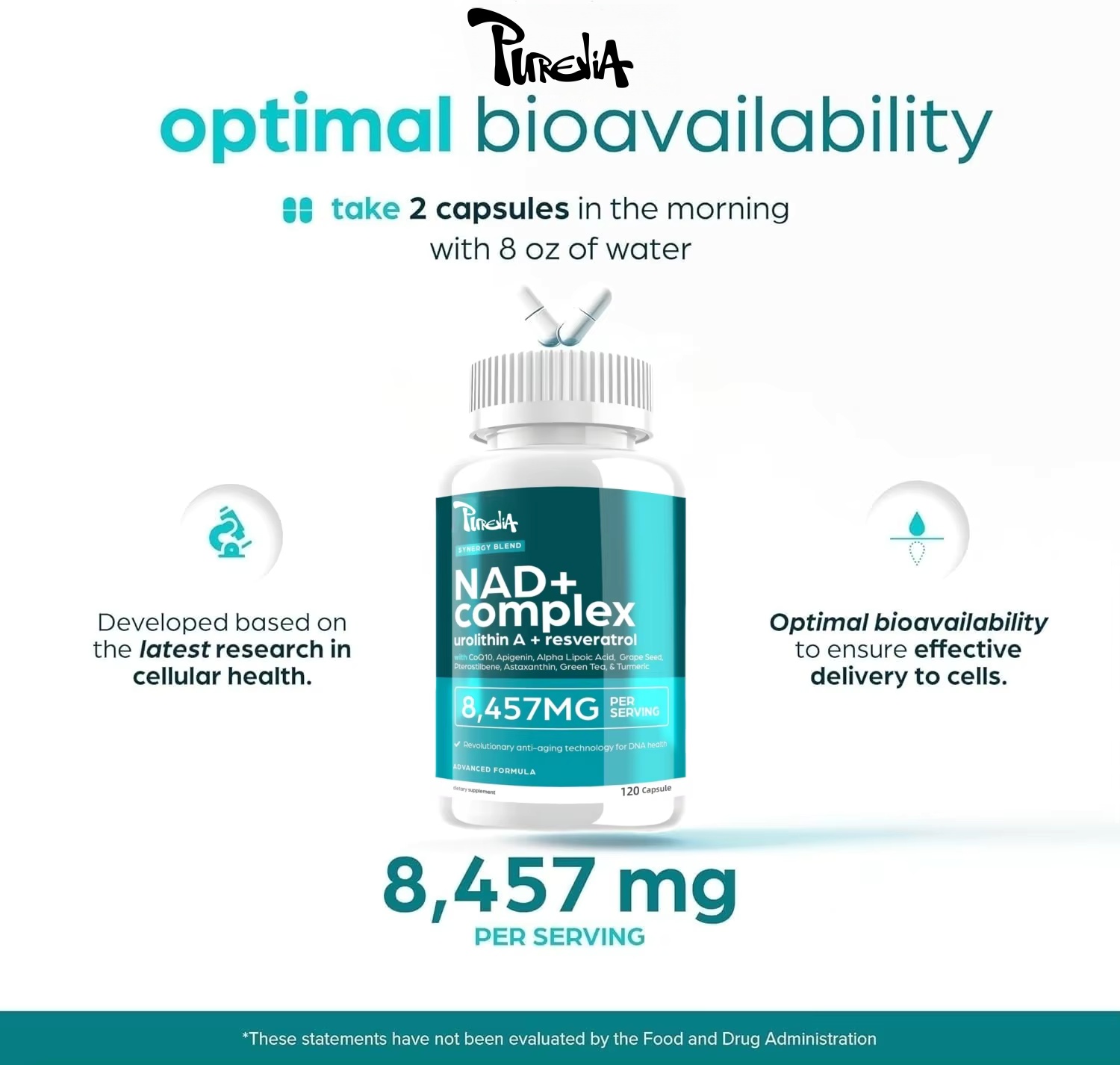 NAD Plus Supplement - Natural  - Health Wellness & Psychology recension och pris