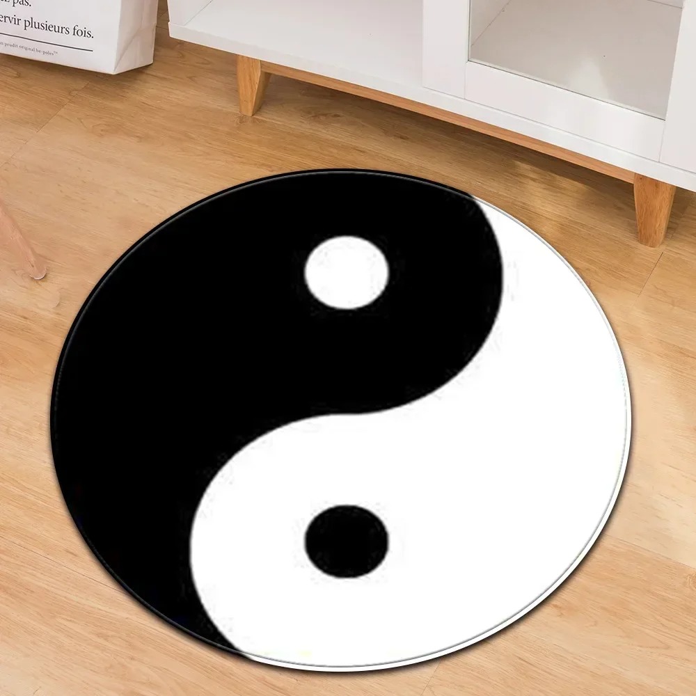 Yin Yang Taiji Round Rug Flowe - Acupressure Mat Set recension och pris