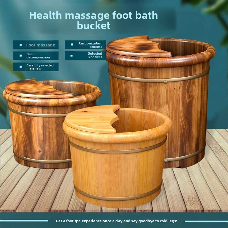 HYS cedar foot bucket foot mas - Foot Bath Massager recension och pris