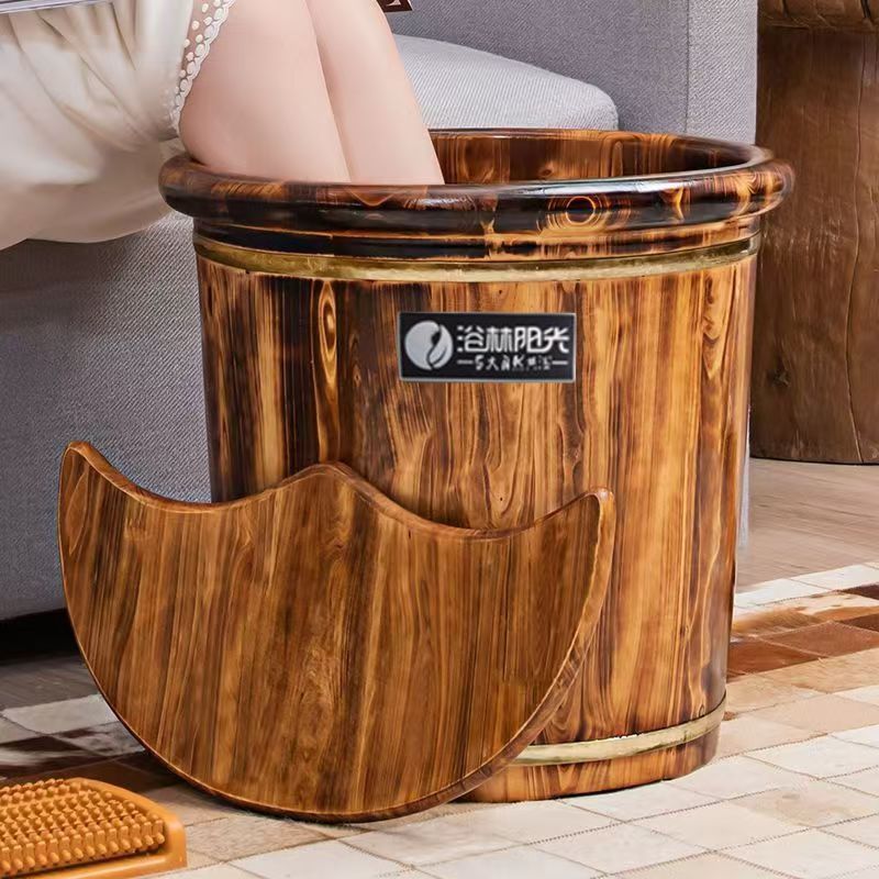 HYS cedar foot bucket foot mas - Foot Bath Massager recension och pris