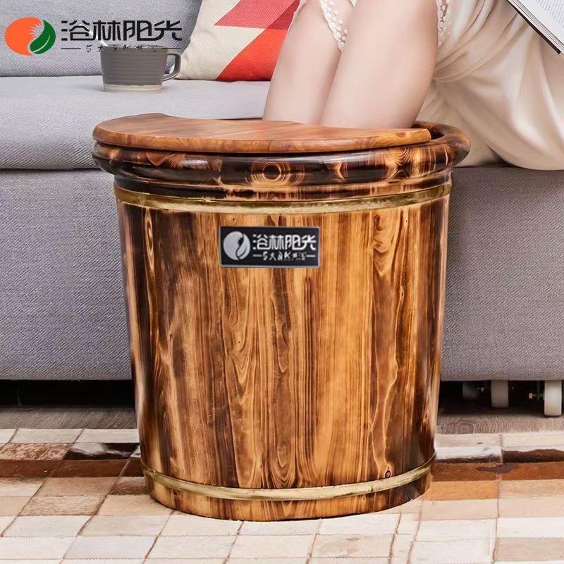 HYS cedar foot bucket foot mas - Foot Bath Massager recension och pris