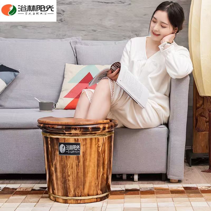 HYS cedar foot bucket foot mas - Foot Bath Massager recension och pris