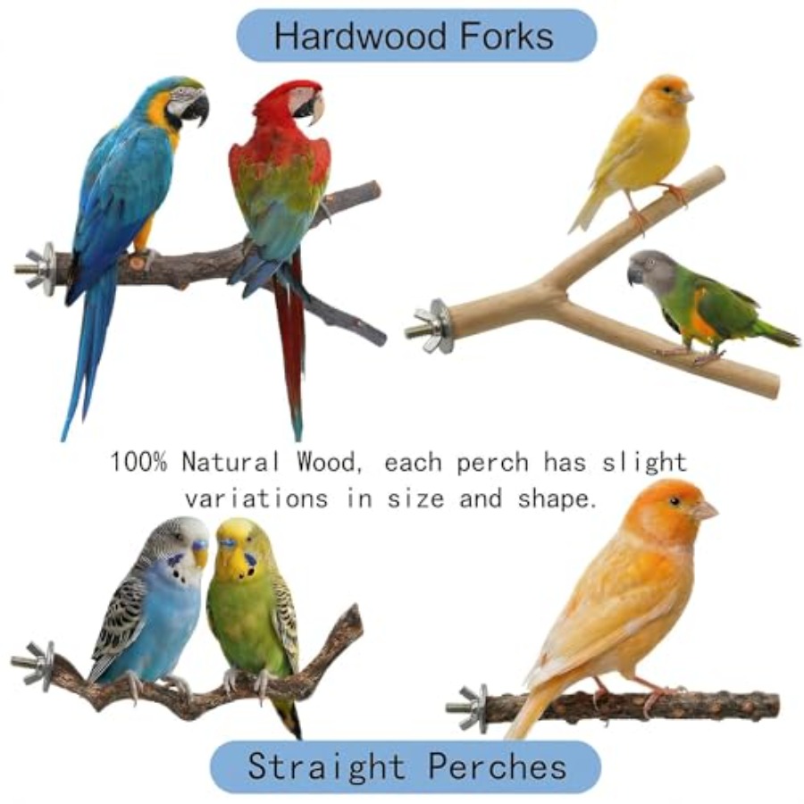 8PCS natural wood bird perches - Health & Wellness Kuala Lumpur Reviews recension och pris