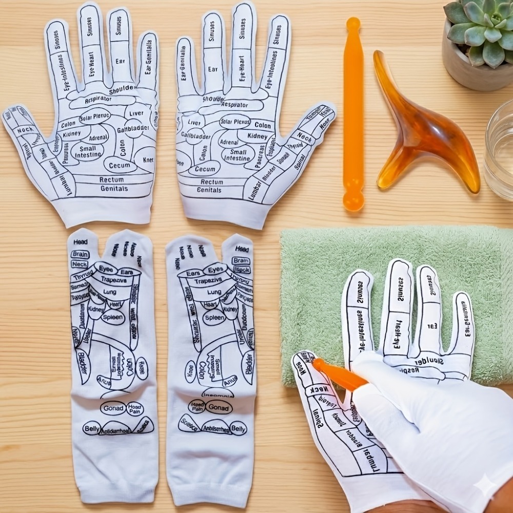 Acupressure Hand Gloves Reflex - Health Wellness Kit recension och pris