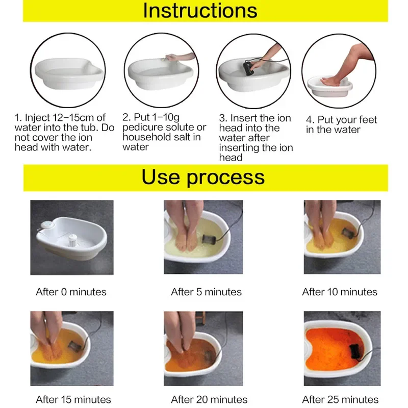 Foot Detox Device Ionic with B - Foot Bath Massager recension och pris