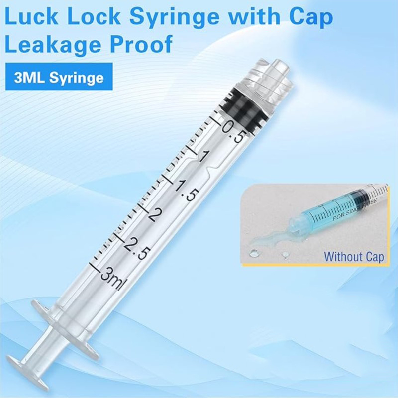 3ml 20 50 100Pcs Luer Lock Lab - Health Wellness Solutions recension och pris