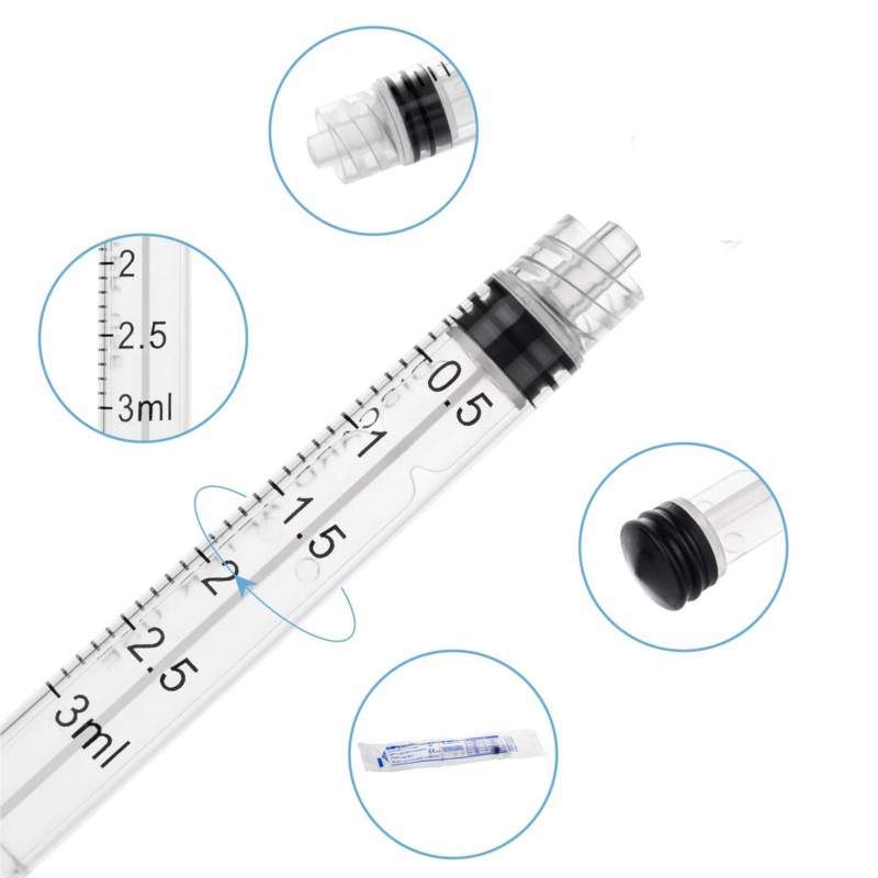 3ml 20 50 100Pcs Luer Lock Lab - Health Wellness Solutions recension och pris