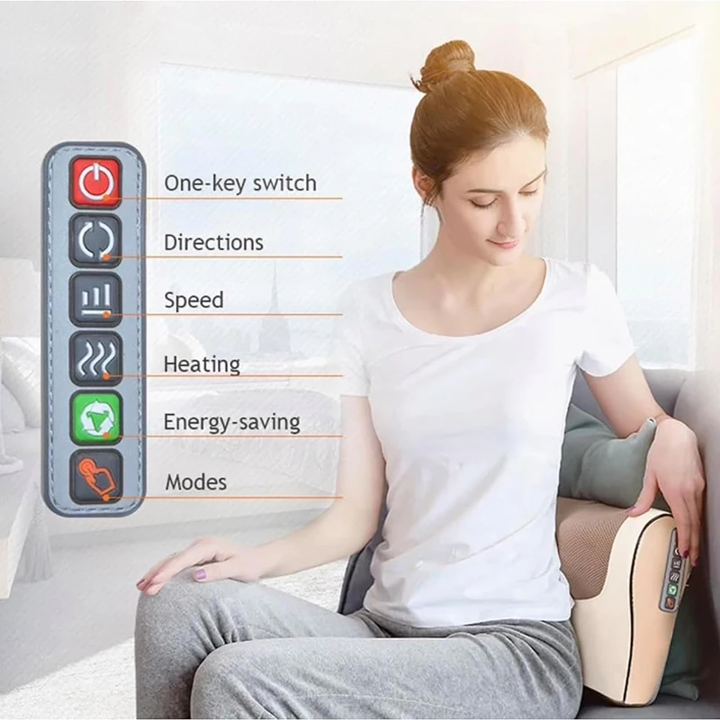 Back Neck Massager Infrared He - Foot Bath Massager recension och pris